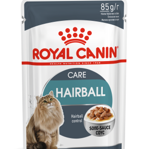 خرید پوچ گربه مبتلا به هربال رویال کنین در سوپ گوشت Royal Canin Adult Hairball Care in Gravy 85g