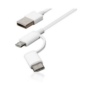 خریدXiaomi Mi 2- in- 1 USB Cable 100cm MicroUSB to Type- C